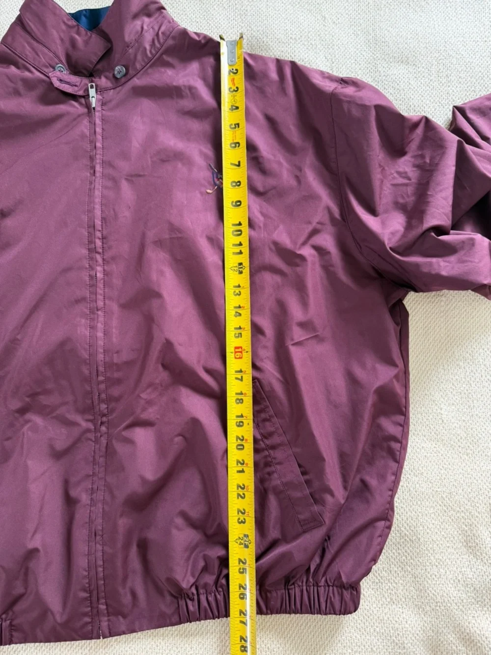 Ralph Lauren Polo Golf Jacket XXL Windbreaker Burgundy Maroon Embroidered Logo - Picture 9 of 11